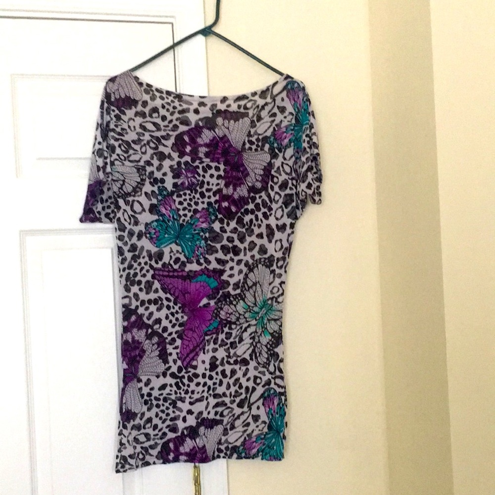 Stretchy long blouse